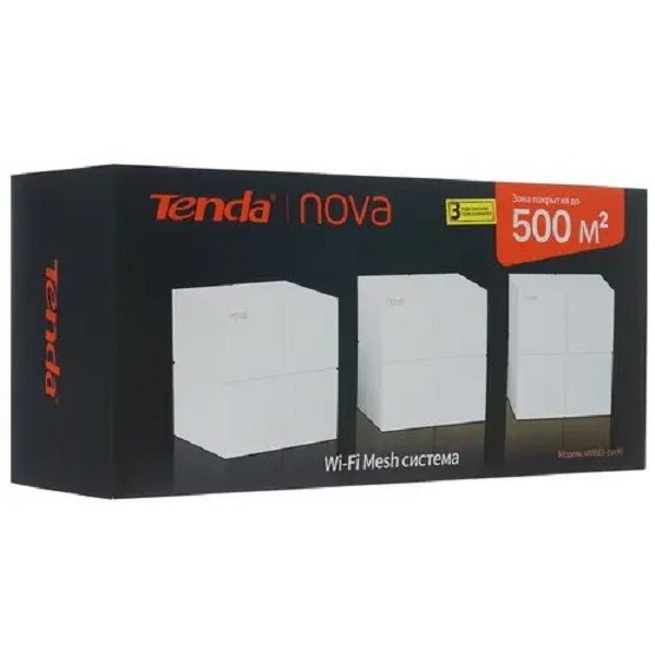 Бесшовный Mesh роутер Tenda NOVA MW6 AC1200, белый, 3 шт. в комплекте